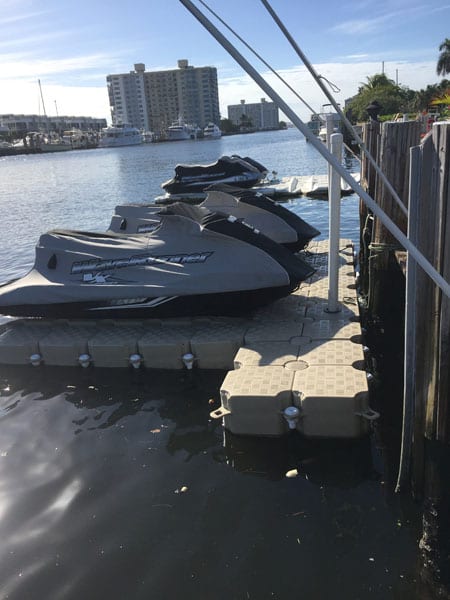 Double Jet Ski Floating Dock