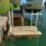 JetROLL Candock floating dock jet ski with wheels and 4 posts